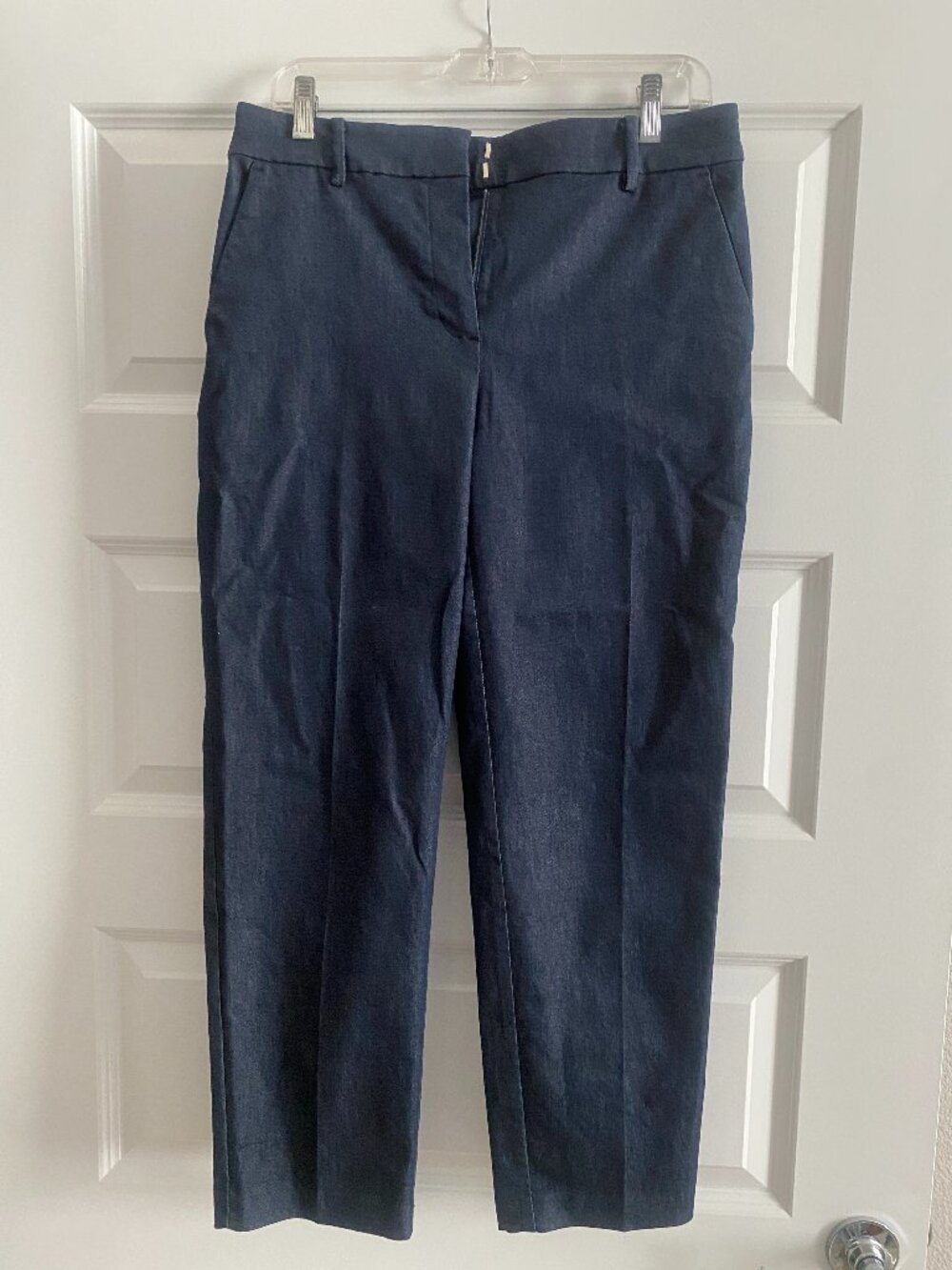 LOFT Blue Denim Ankle Trouser Pants - Size 6